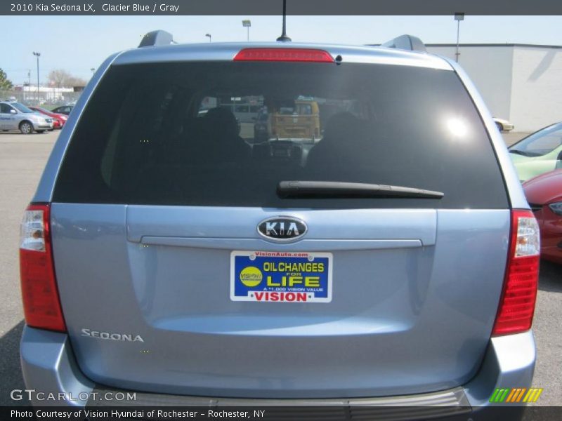 Glacier Blue / Gray 2010 Kia Sedona LX