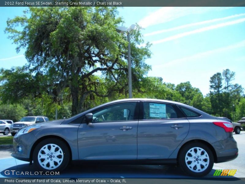 Sterling Grey Metallic / Charcoal Black 2012 Ford Focus SE Sedan