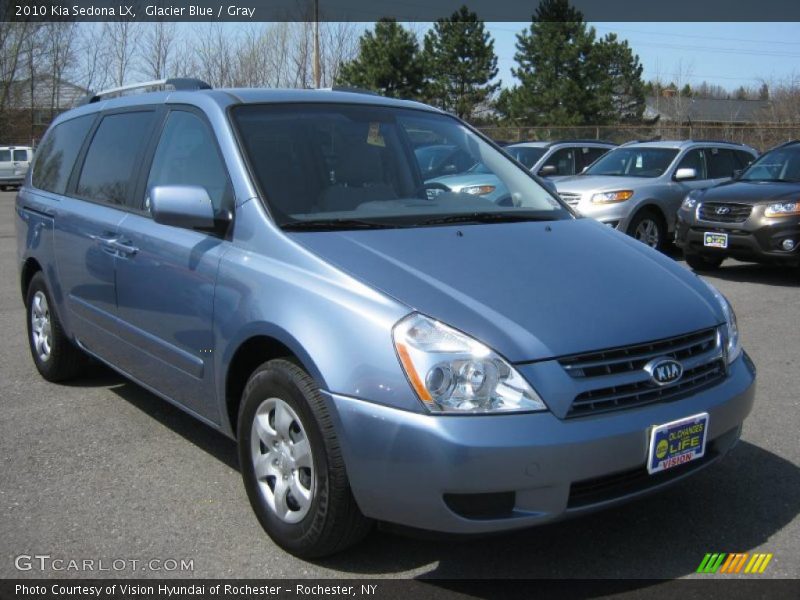 Glacier Blue / Gray 2010 Kia Sedona LX