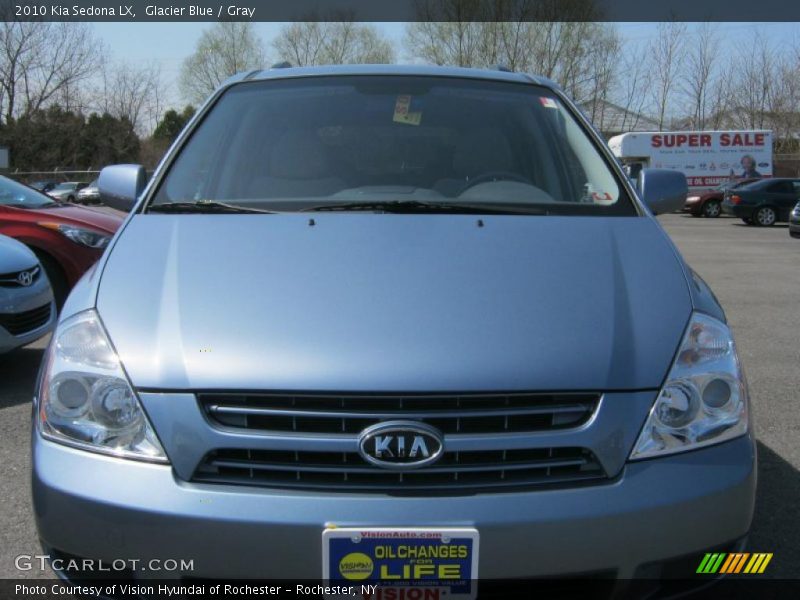 Glacier Blue / Gray 2010 Kia Sedona LX