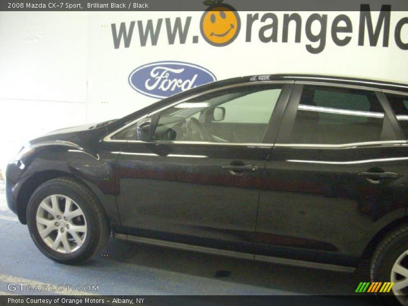 Brilliant Black / Black 2008 Mazda CX-7 Sport