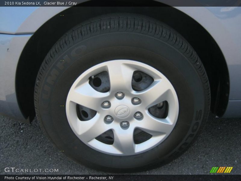 Glacier Blue / Gray 2010 Kia Sedona LX