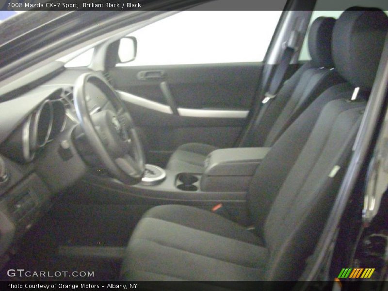 Brilliant Black / Black 2008 Mazda CX-7 Sport