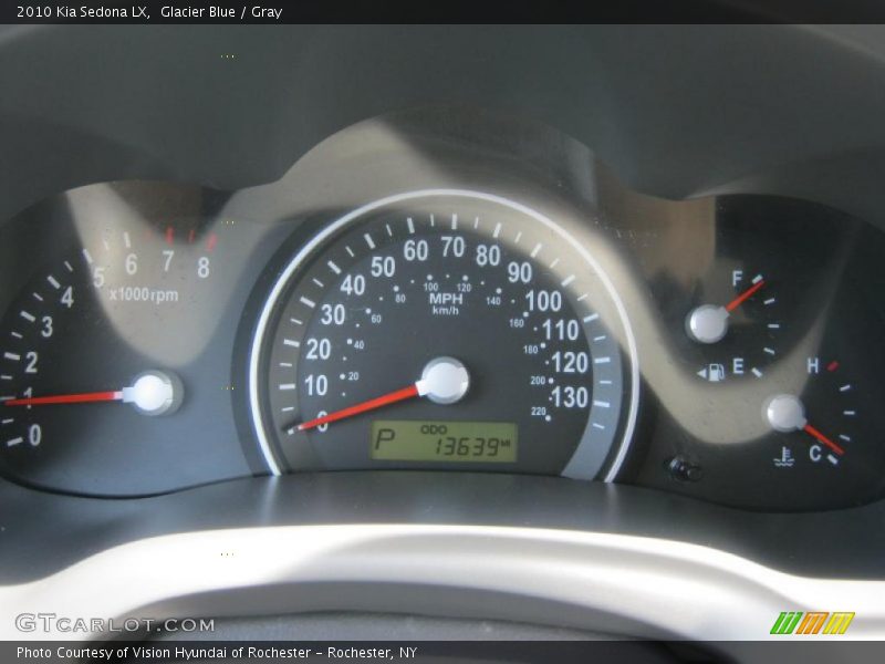 Glacier Blue / Gray 2010 Kia Sedona LX