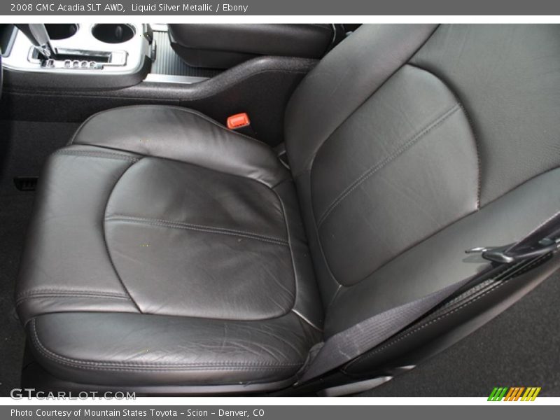 Liquid Silver Metallic / Ebony 2008 GMC Acadia SLT AWD