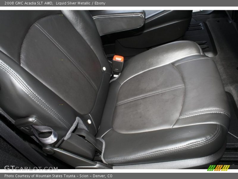 Liquid Silver Metallic / Ebony 2008 GMC Acadia SLT AWD