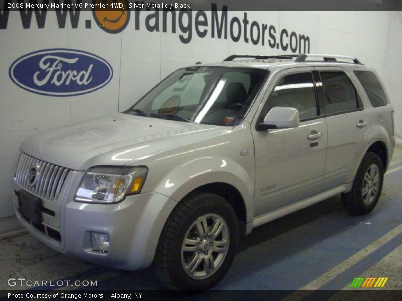 Silver Metallic / Black 2008 Mercury Mariner V6 Premier 4WD