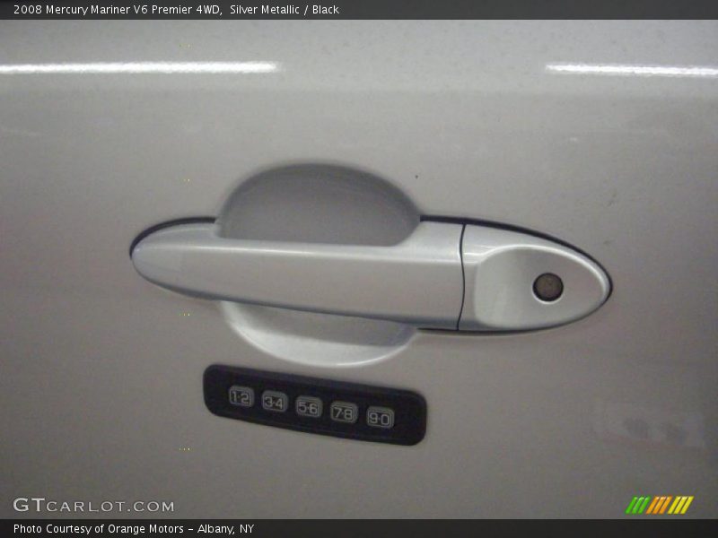 Silver Metallic / Black 2008 Mercury Mariner V6 Premier 4WD