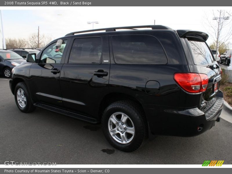 Black / Sand Beige 2008 Toyota Sequoia SR5 4WD