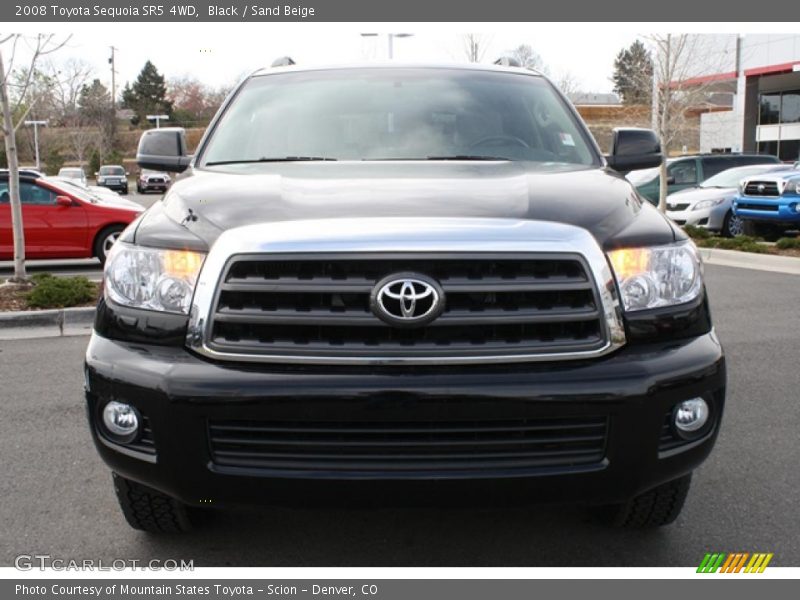 Black / Sand Beige 2008 Toyota Sequoia SR5 4WD