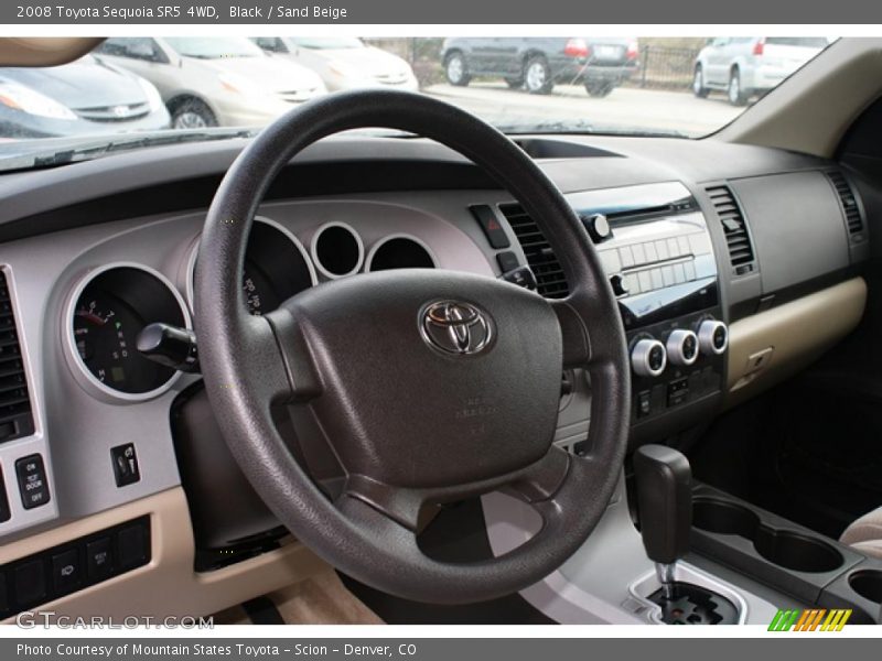 Black / Sand Beige 2008 Toyota Sequoia SR5 4WD