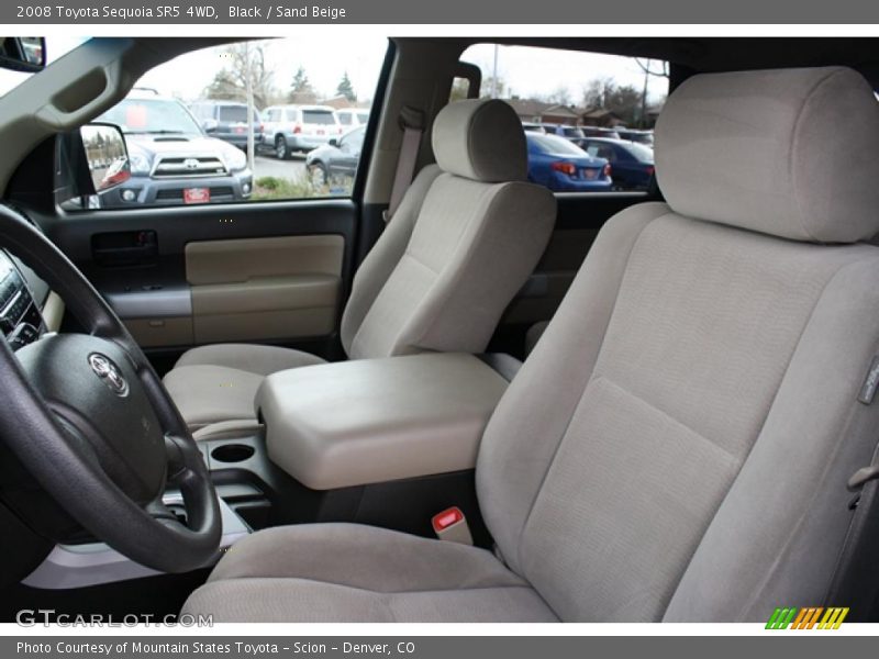 Black / Sand Beige 2008 Toyota Sequoia SR5 4WD