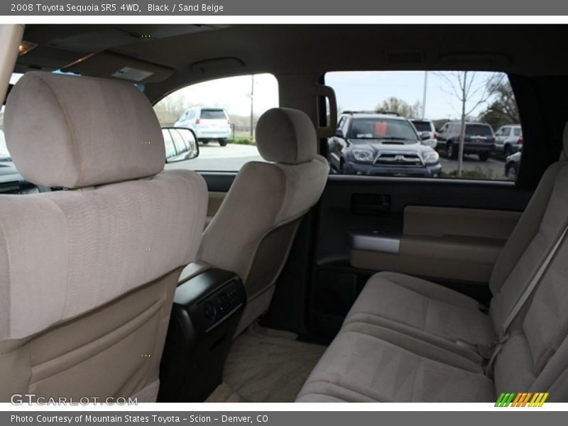 Black / Sand Beige 2008 Toyota Sequoia SR5 4WD