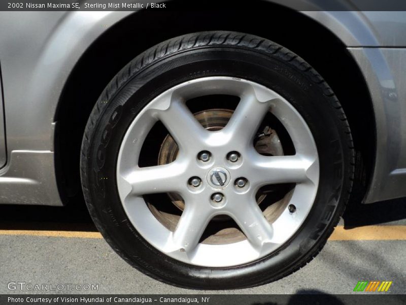 Sterling Mist Metallic / Black 2002 Nissan Maxima SE