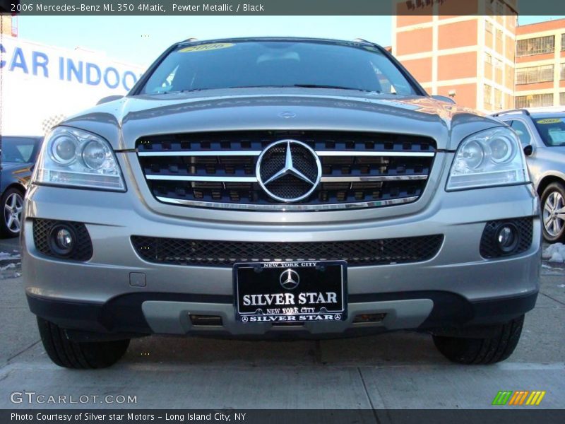 Pewter Metallic / Black 2006 Mercedes-Benz ML 350 4Matic