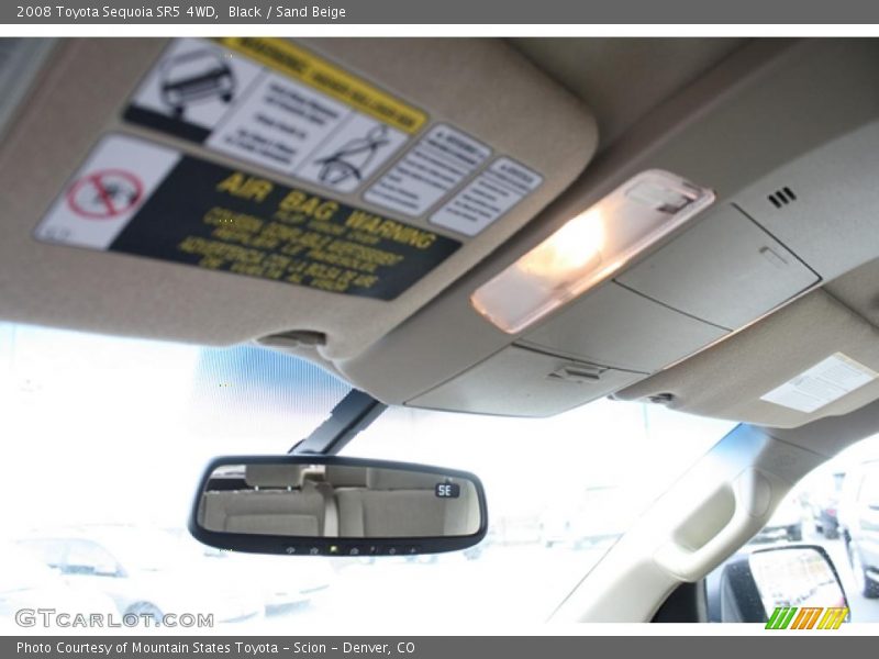 Black / Sand Beige 2008 Toyota Sequoia SR5 4WD