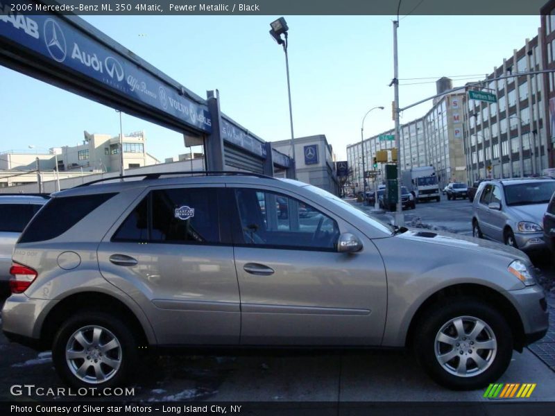 Pewter Metallic / Black 2006 Mercedes-Benz ML 350 4Matic