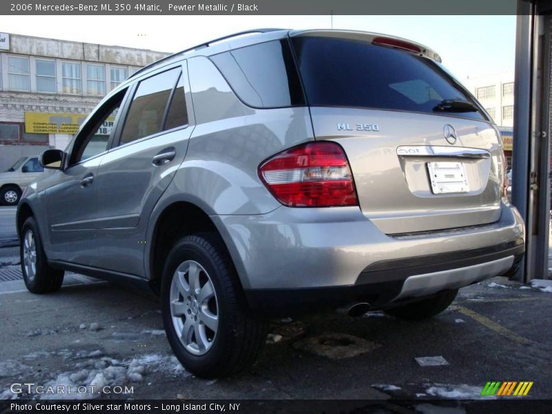 Pewter Metallic / Black 2006 Mercedes-Benz ML 350 4Matic