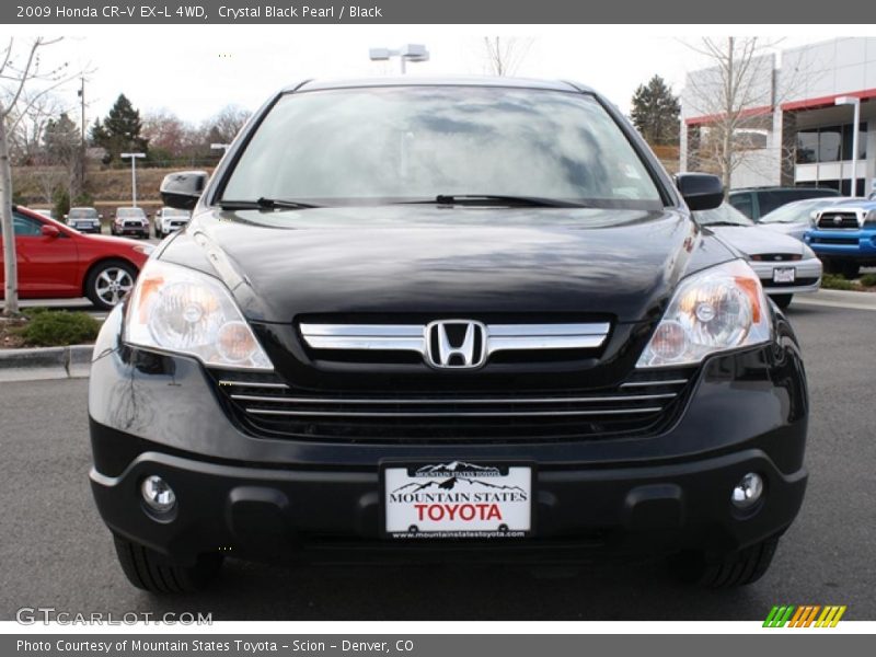 Crystal Black Pearl / Black 2009 Honda CR-V EX-L 4WD