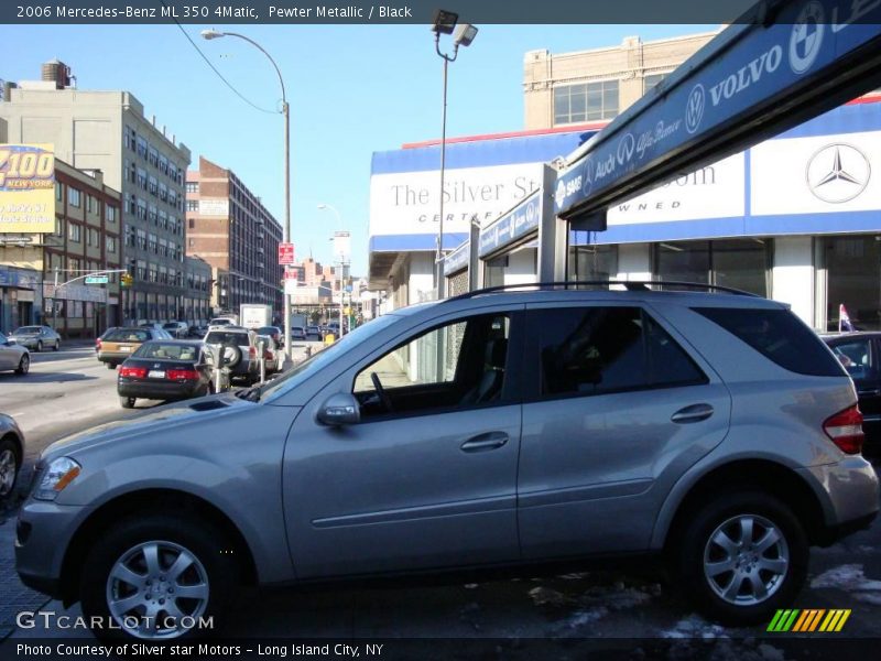 Pewter Metallic / Black 2006 Mercedes-Benz ML 350 4Matic