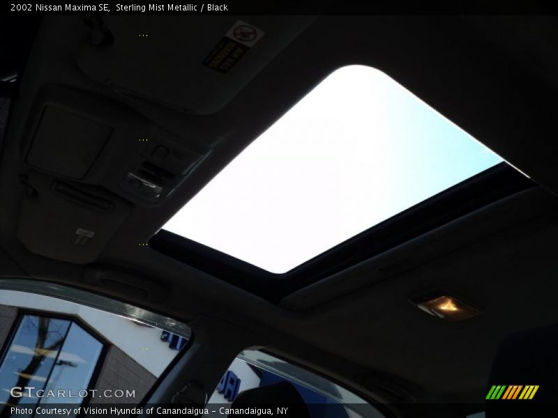 Sterling Mist Metallic / Black 2002 Nissan Maxima SE