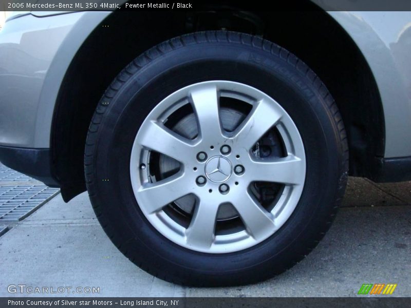 Pewter Metallic / Black 2006 Mercedes-Benz ML 350 4Matic