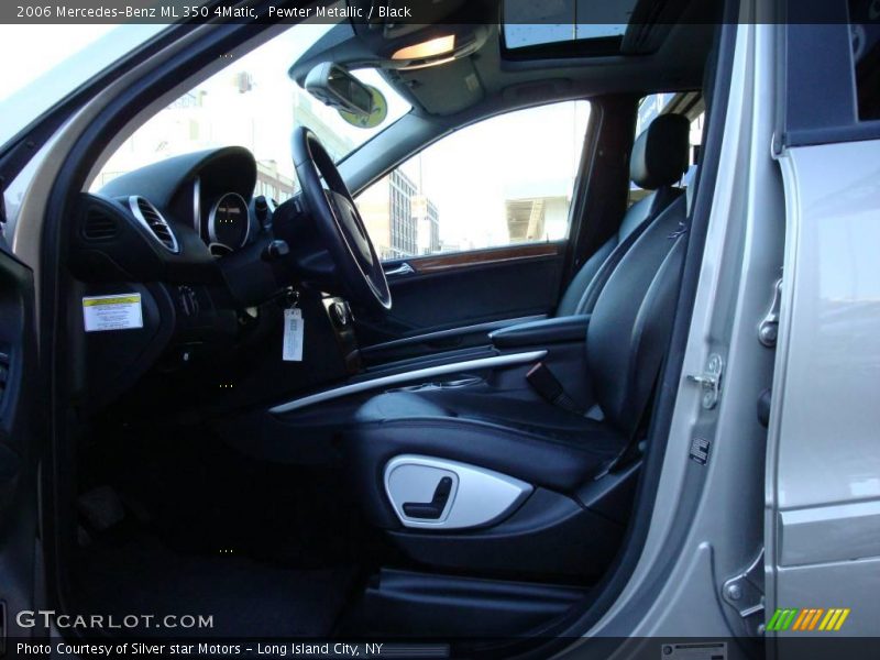 Pewter Metallic / Black 2006 Mercedes-Benz ML 350 4Matic