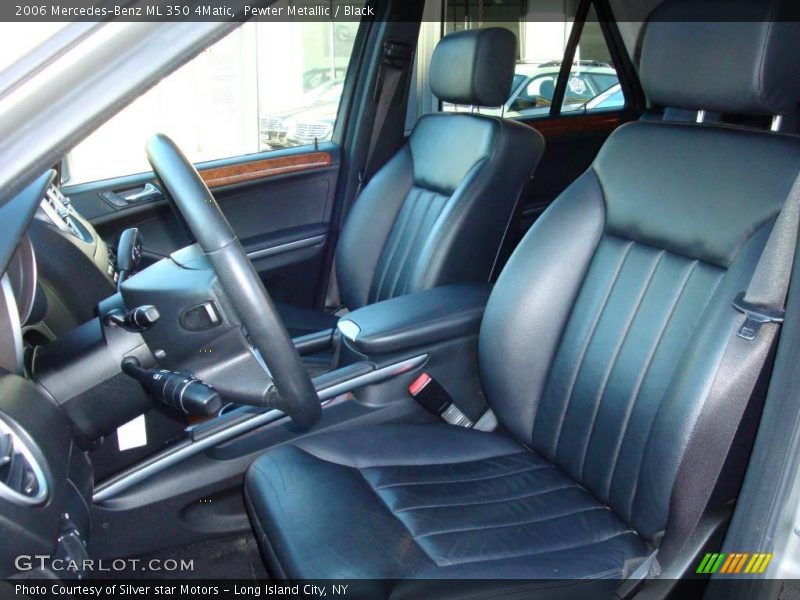 Pewter Metallic / Black 2006 Mercedes-Benz ML 350 4Matic