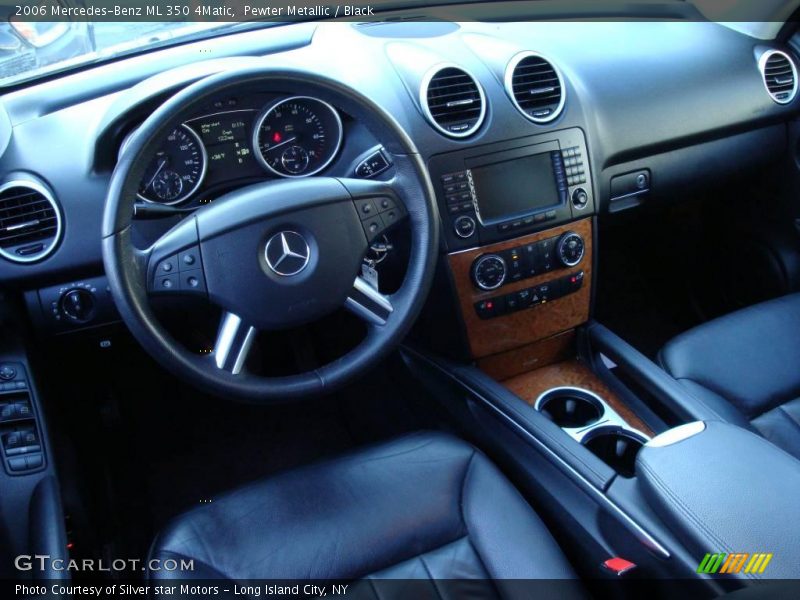 Pewter Metallic / Black 2006 Mercedes-Benz ML 350 4Matic