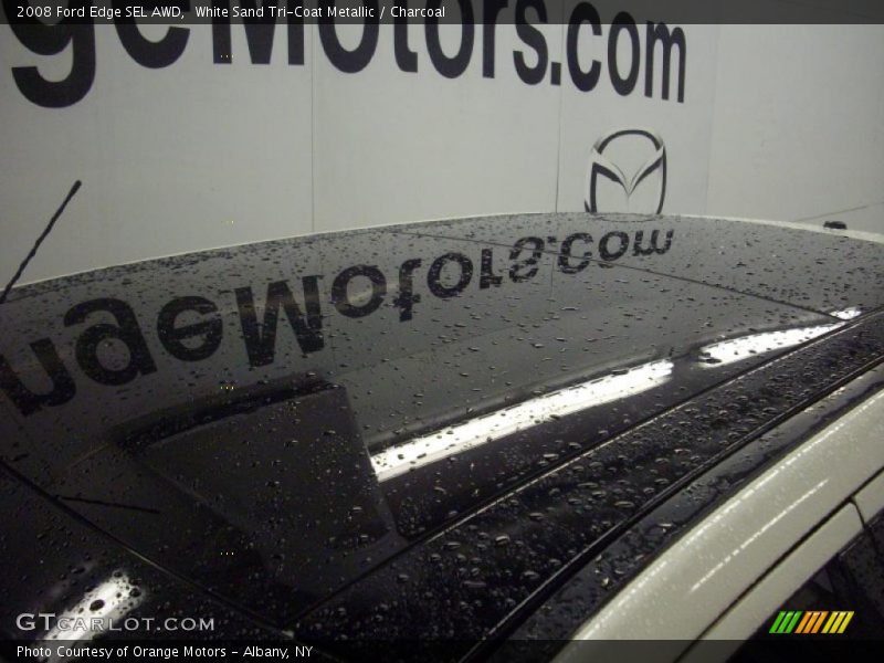 White Sand Tri-Coat Metallic / Charcoal 2008 Ford Edge SEL AWD