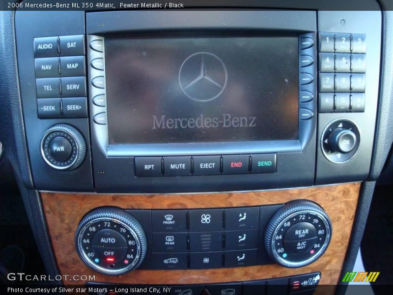 Pewter Metallic / Black 2006 Mercedes-Benz ML 350 4Matic