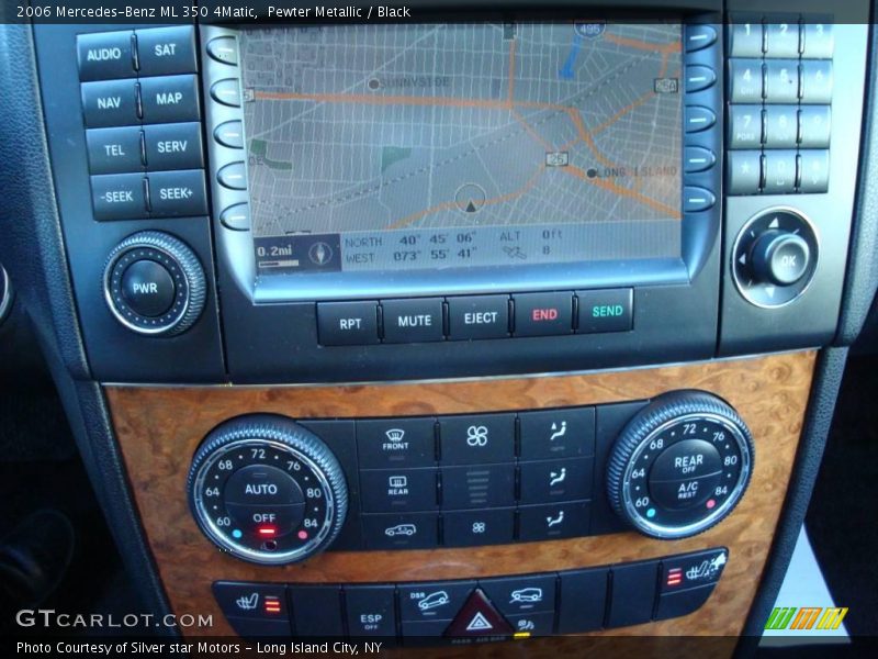 Pewter Metallic / Black 2006 Mercedes-Benz ML 350 4Matic