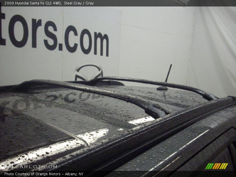 Steel Gray / Gray 2009 Hyundai Santa Fe GLS 4WD