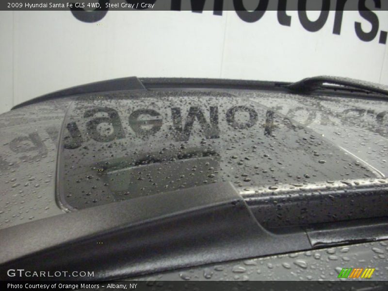 Steel Gray / Gray 2009 Hyundai Santa Fe GLS 4WD