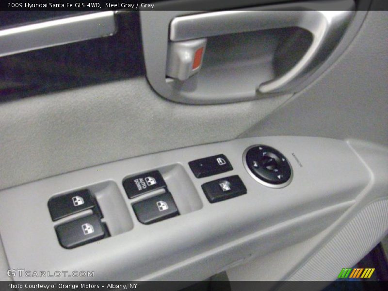 Steel Gray / Gray 2009 Hyundai Santa Fe GLS 4WD