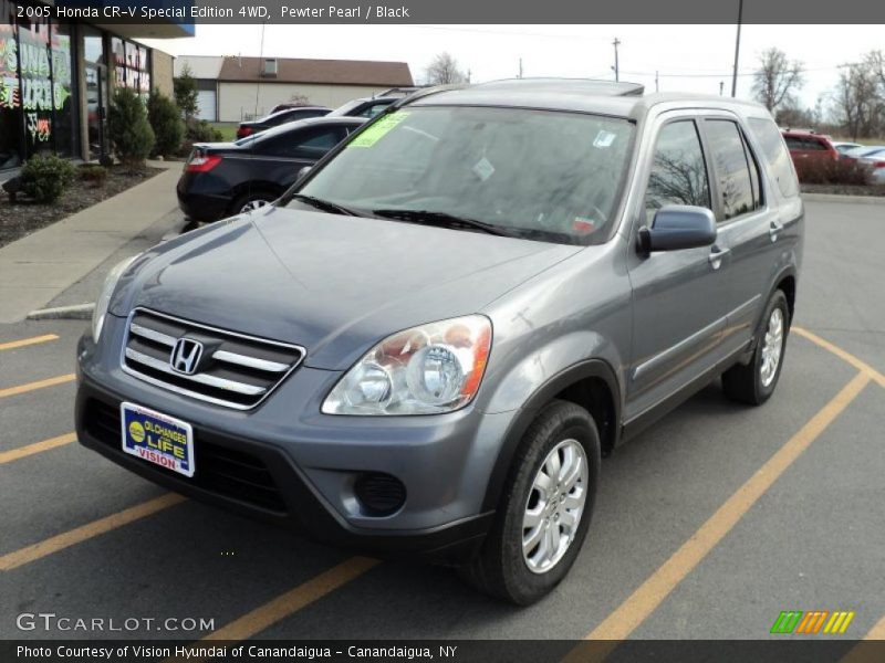 Pewter Pearl / Black 2005 Honda CR-V Special Edition 4WD