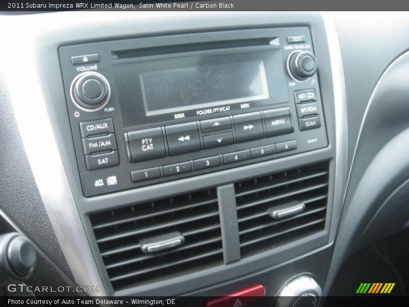 Controls of 2011 Impreza WRX Limited Wagon