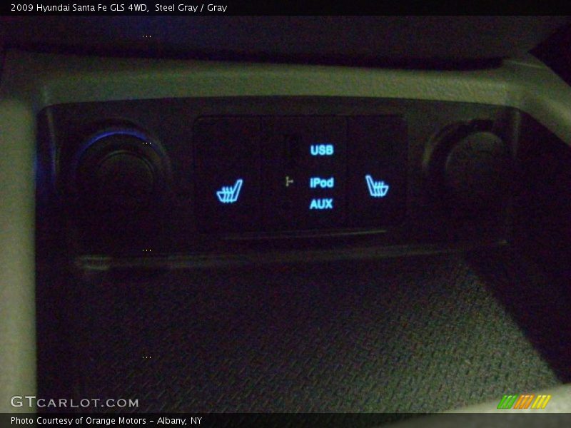 Steel Gray / Gray 2009 Hyundai Santa Fe GLS 4WD