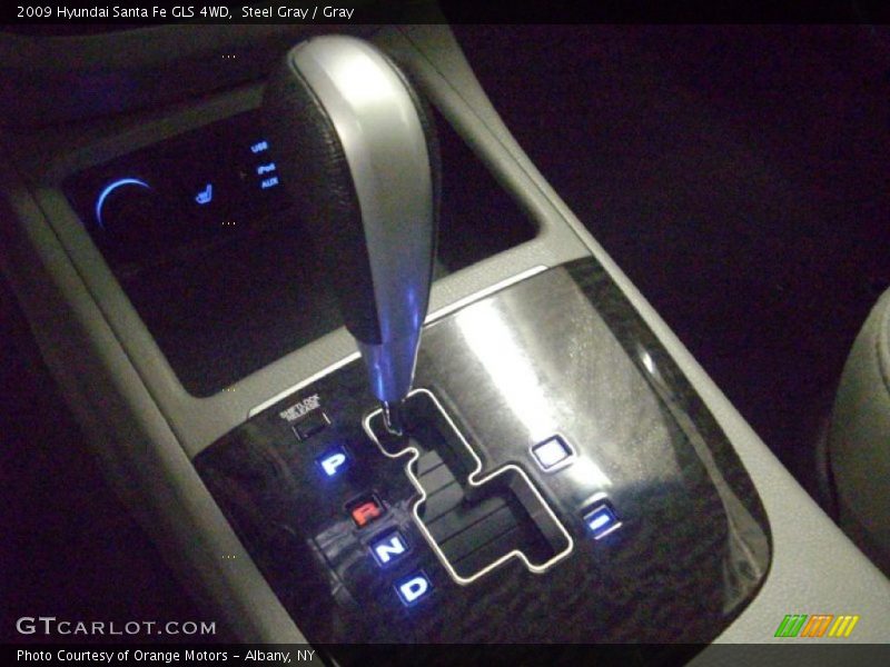 Steel Gray / Gray 2009 Hyundai Santa Fe GLS 4WD