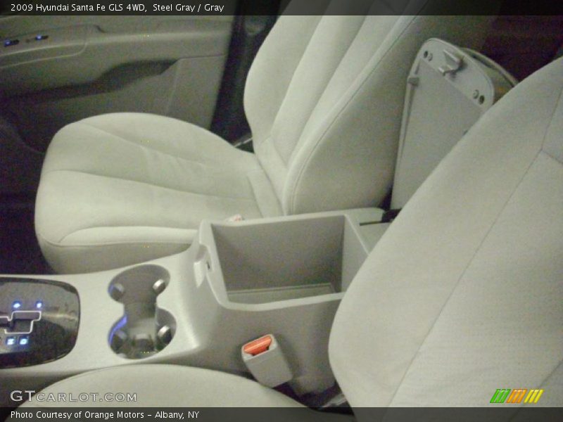 Steel Gray / Gray 2009 Hyundai Santa Fe GLS 4WD