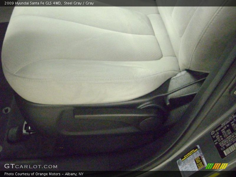 Steel Gray / Gray 2009 Hyundai Santa Fe GLS 4WD