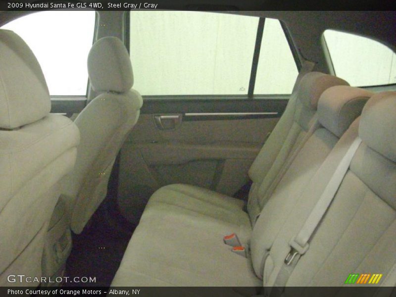 Steel Gray / Gray 2009 Hyundai Santa Fe GLS 4WD