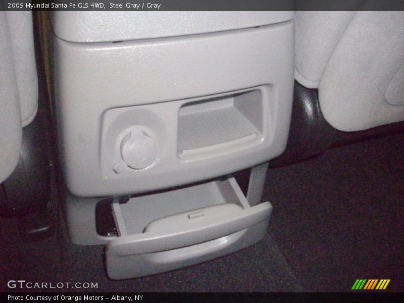 Steel Gray / Gray 2009 Hyundai Santa Fe GLS 4WD