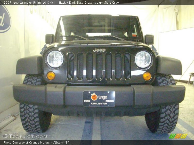 Black / Dark Slate Gray/Medium Slate Gray 2007 Jeep Wrangler Unlimited X 4x4