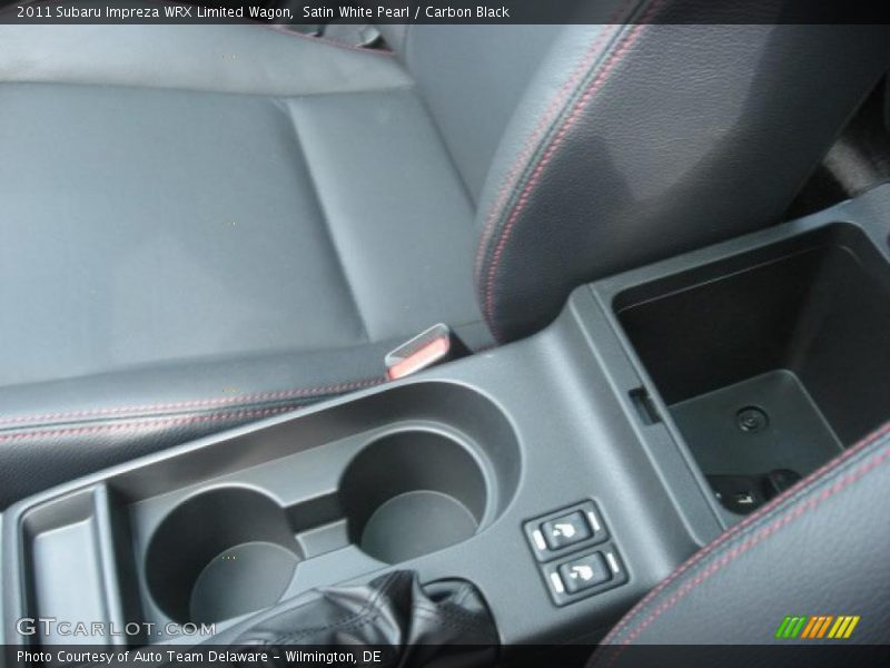 Satin White Pearl / Carbon Black 2011 Subaru Impreza WRX Limited Wagon