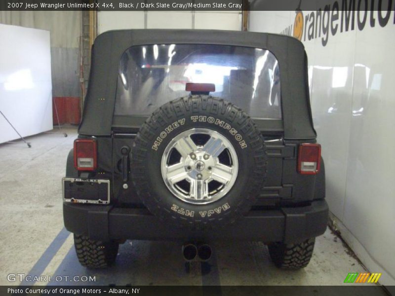 Black / Dark Slate Gray/Medium Slate Gray 2007 Jeep Wrangler Unlimited X 4x4