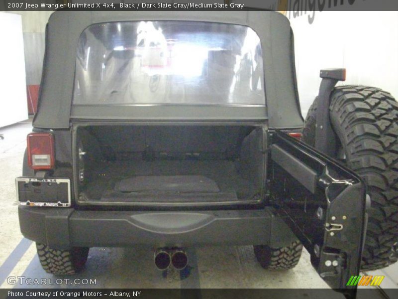 Black / Dark Slate Gray/Medium Slate Gray 2007 Jeep Wrangler Unlimited X 4x4