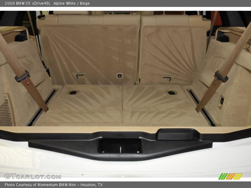 Alpine White / Beige 2009 BMW X5 xDrive48i