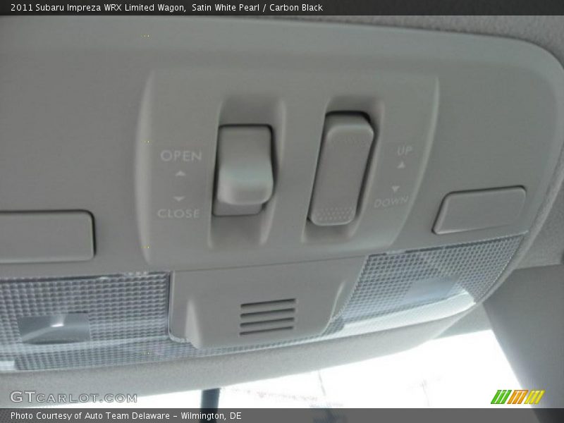 Satin White Pearl / Carbon Black 2011 Subaru Impreza WRX Limited Wagon