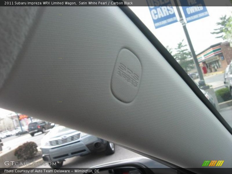 Satin White Pearl / Carbon Black 2011 Subaru Impreza WRX Limited Wagon